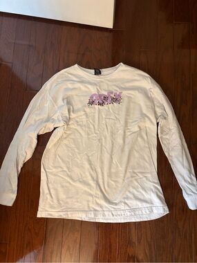 Obey Floral Graphic Long Sleeve Tee Medium